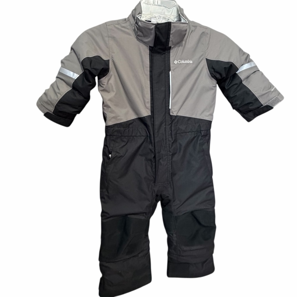 Columbia Buga III Snowsuit Boys 3T Black Gray Waterproof Insulated No Hood